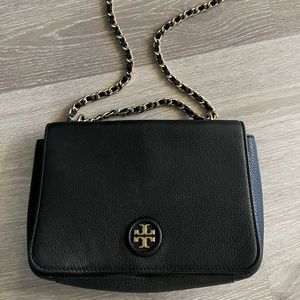 Tory Burch Crossbody Bag in Black and Gold
